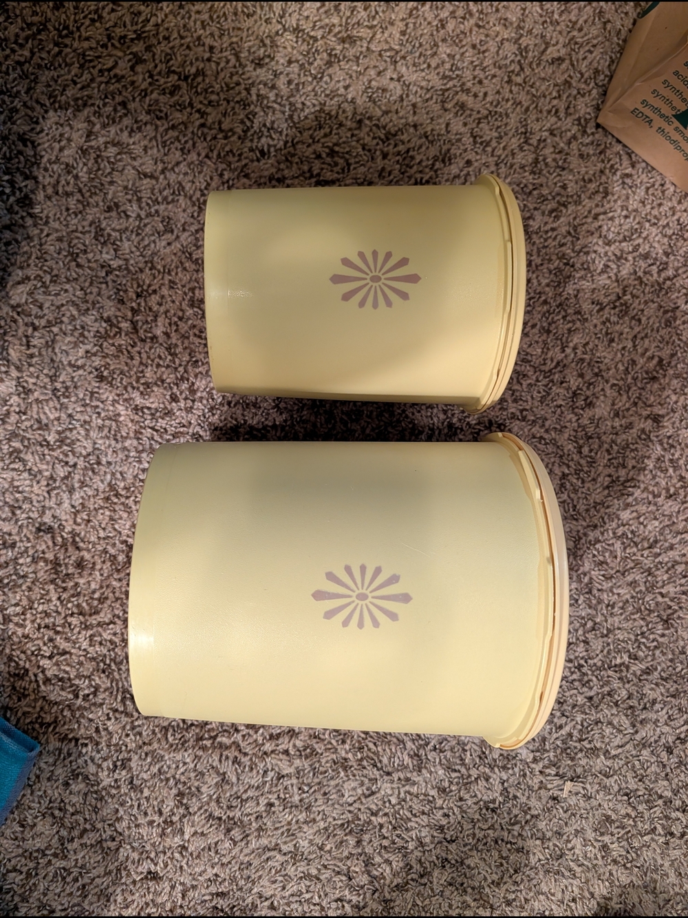 Tupperware Cream Storage Container Lid - Embossed Logo